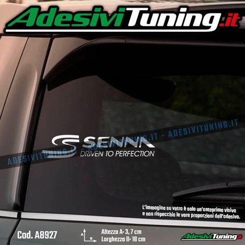 Adesivo senna driven - adesivo,